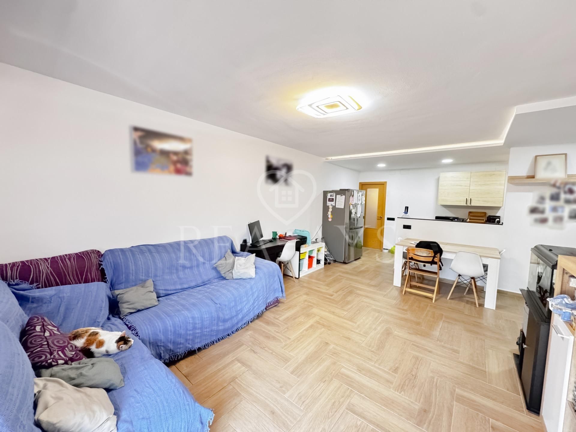 Living room of Flat for sale in Cervelló  with Air Conditioner, Terrace and Balcony