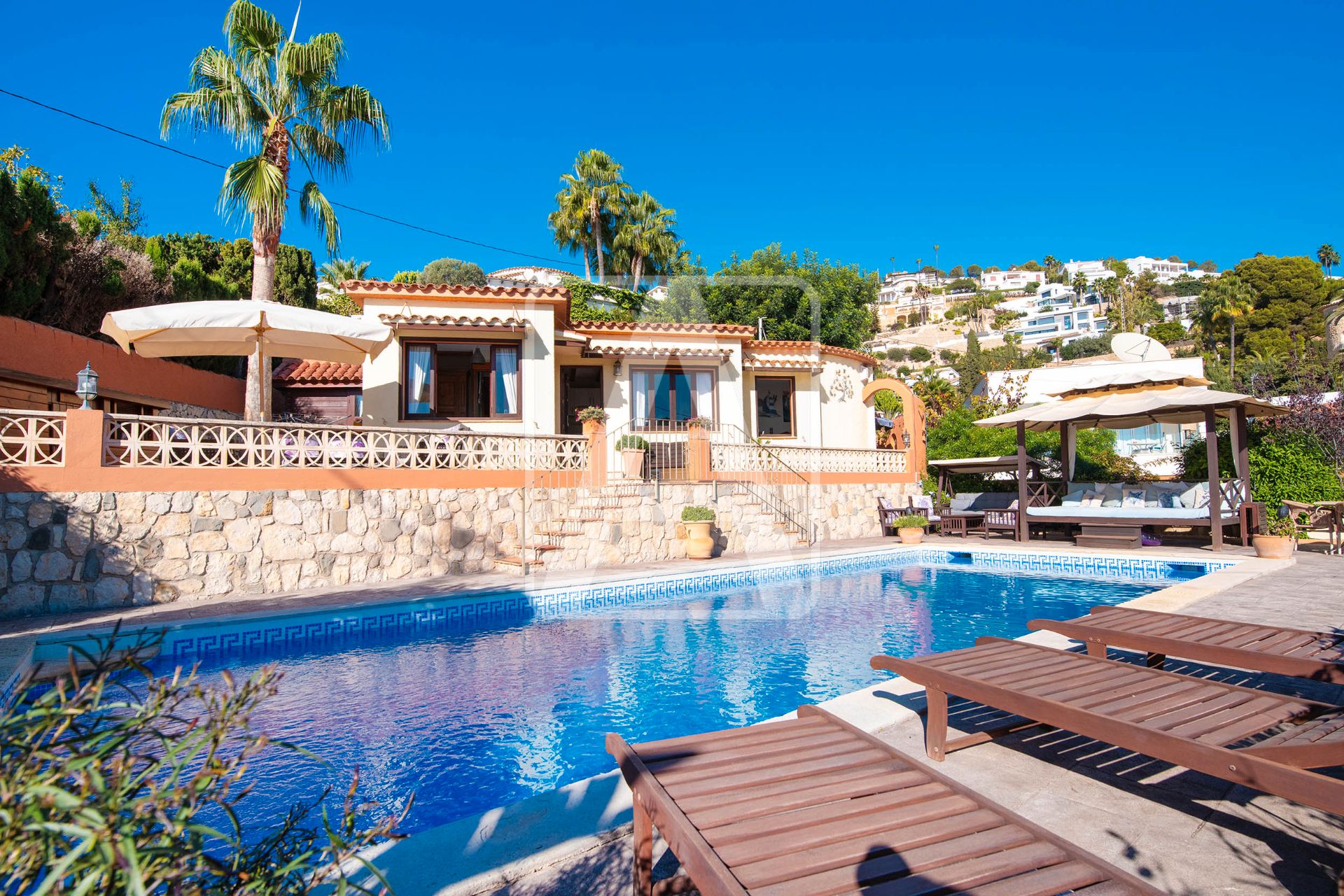 Garden of House or chalet for sale in Benissa  with Air Conditioner, Private garden and Terrace