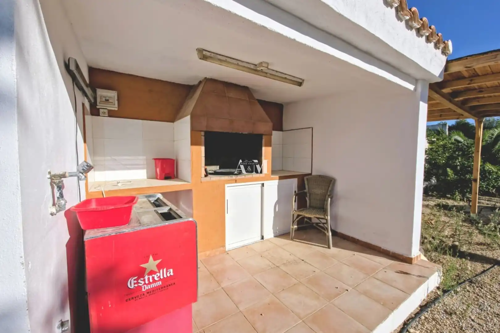 Cuina de Casa o xalet de lloguer en Pilar de la Horadada amb Aire condicionat, Calefacció i Jardí privat