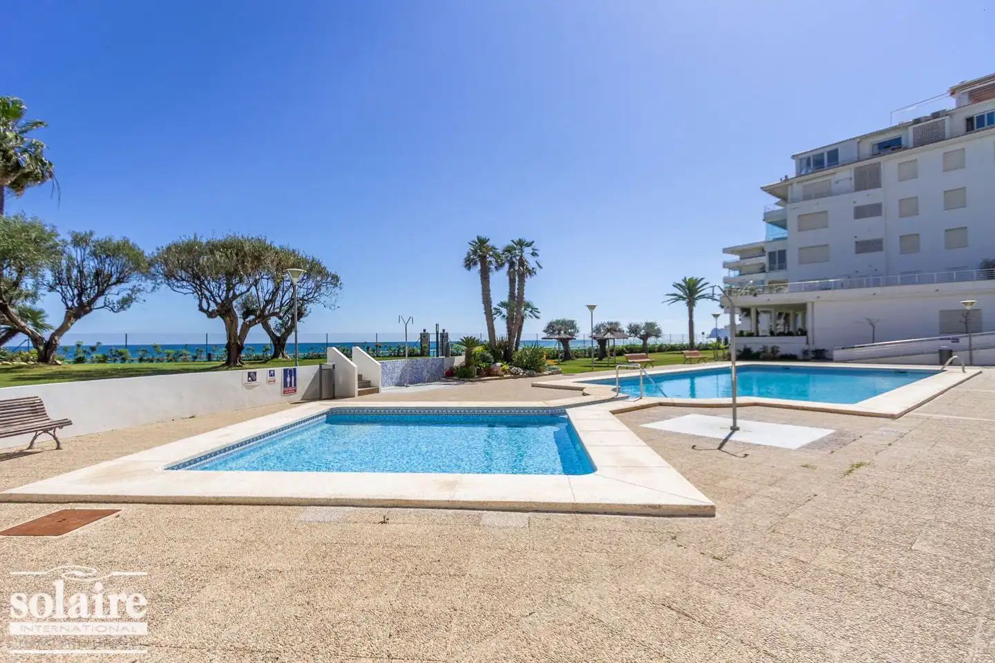 Piscina de Apartament de lloguer en Altea amb Aire condicionat, Calefacció i Terrassa