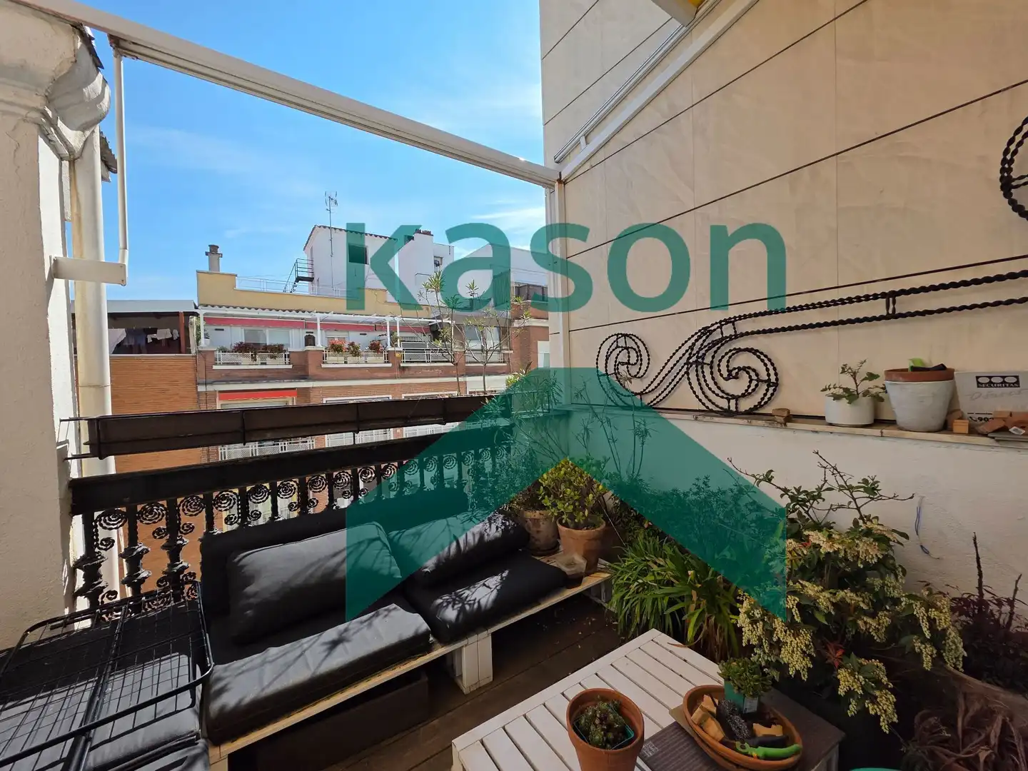 Balcony of Attic for sale in  Madrid Capital  with Air Conditioner, Heating and Terrace