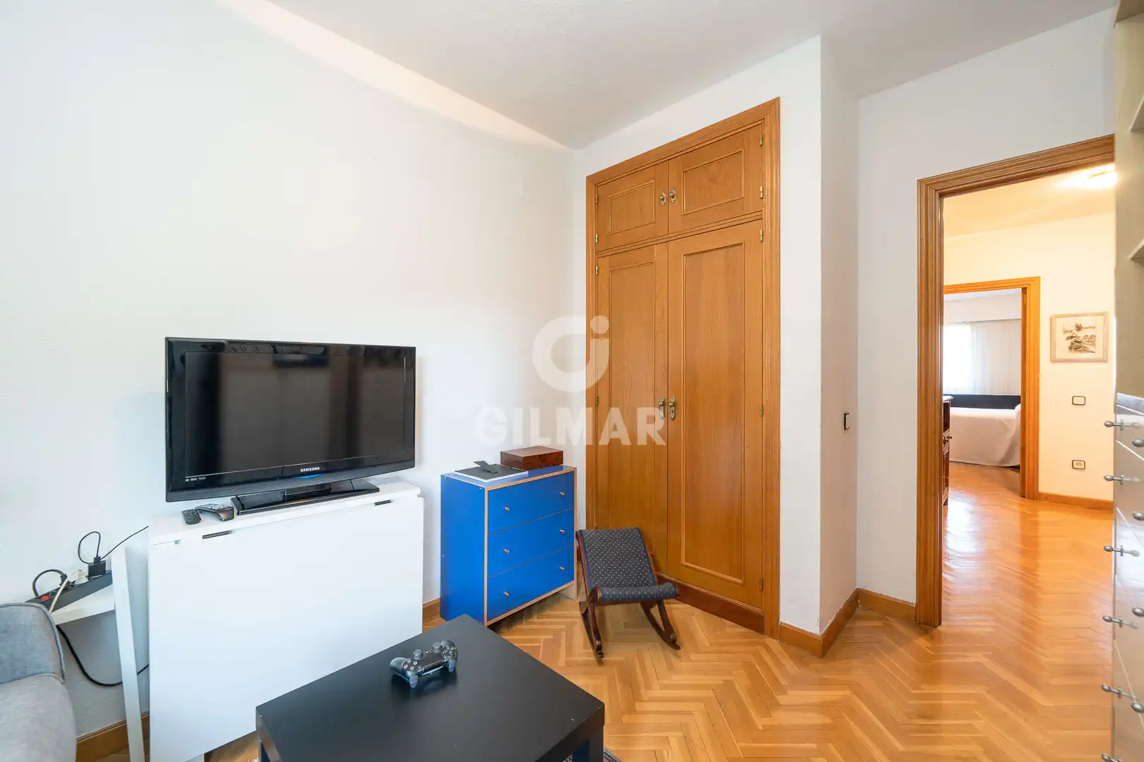 Bedroom of Flat for sale in Madrid  with Heating, Private garden and Storage room
