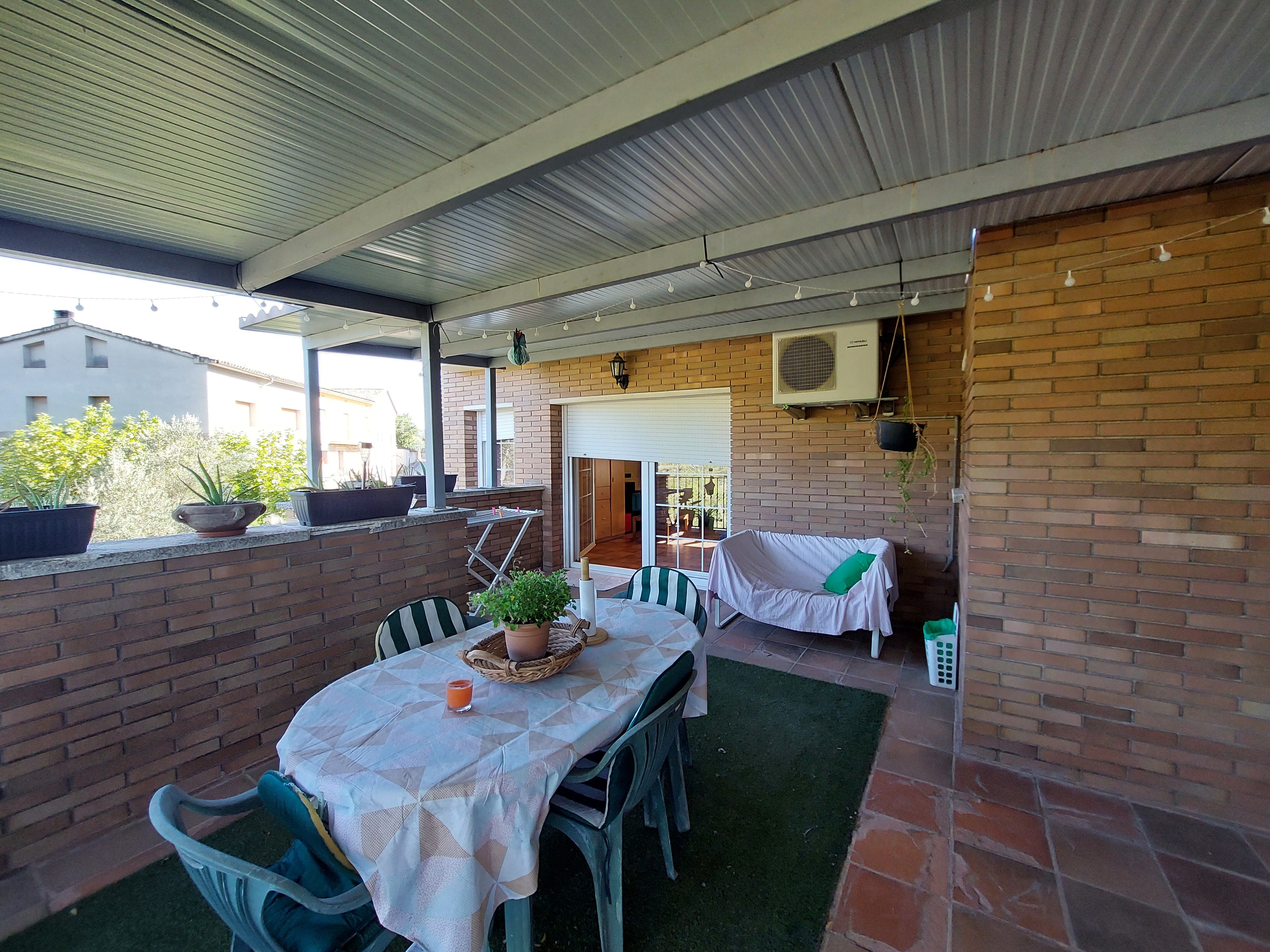 Terrace of Single-family semi-detached for sale in Avinyó  with Air Conditioner, Heating and Private garden