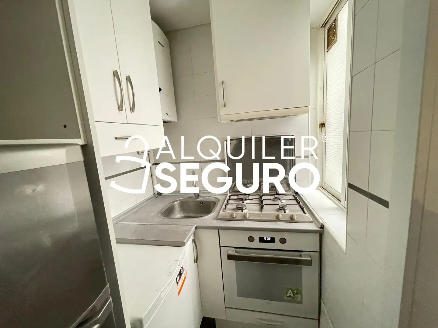 Cocina de Piso de alquiler en Madrid con Calefacción y Terraza
