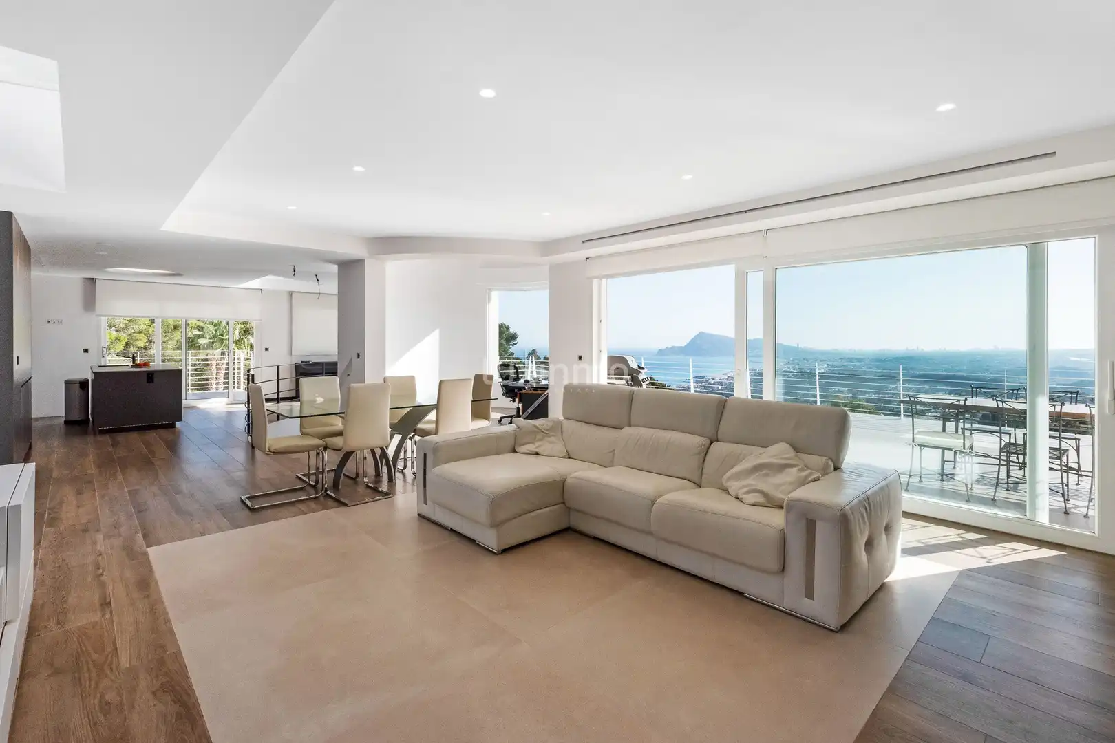 Sala de estar de Casa o chalet en venta en Altea con Aire acondicionado, Calefacción y Terraza