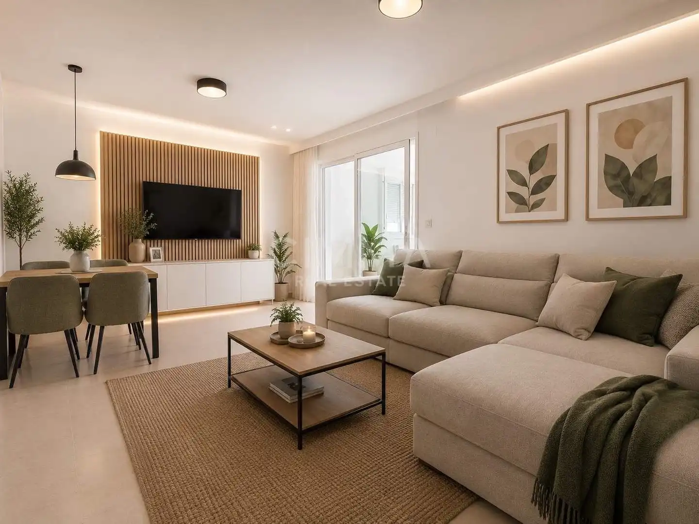 Sala de estar de Apartamento en venta en Benidorm con Aire acondicionado, Jardín privado y Terraza