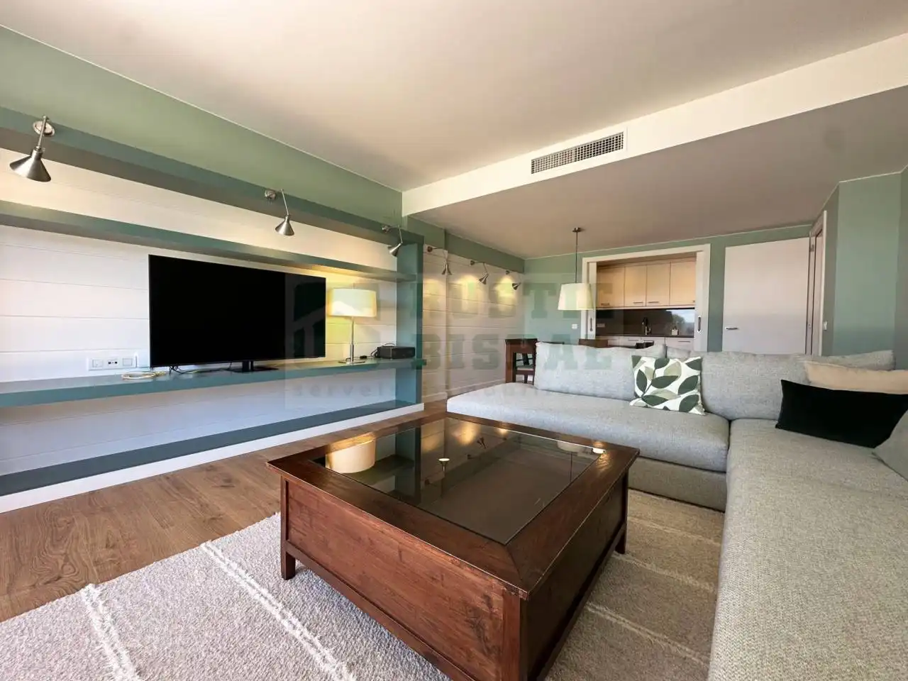 Living room of Apartments for rent in Gualta  with Air Conditioner, Heating and Parquet flooring
