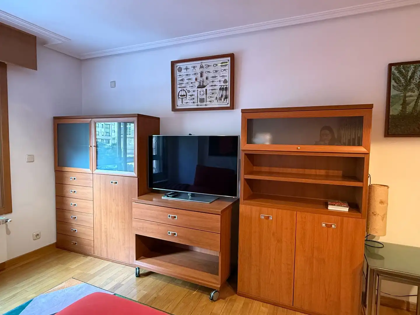Sala d'estar de Pis de lloguer en A Coruña Capital  amb Calefacció