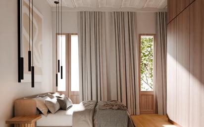 Dormitori de Pis en venda en  Barcelona Capital amb Aire condicionat, Terrassa i Balcó