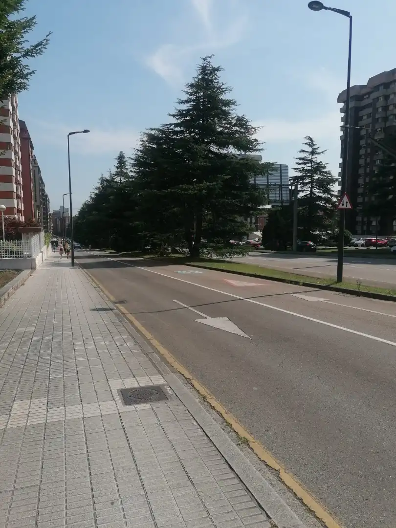 Exterior view of Flat for rent in Gijón   with Heating, Parquet flooring and Furnished