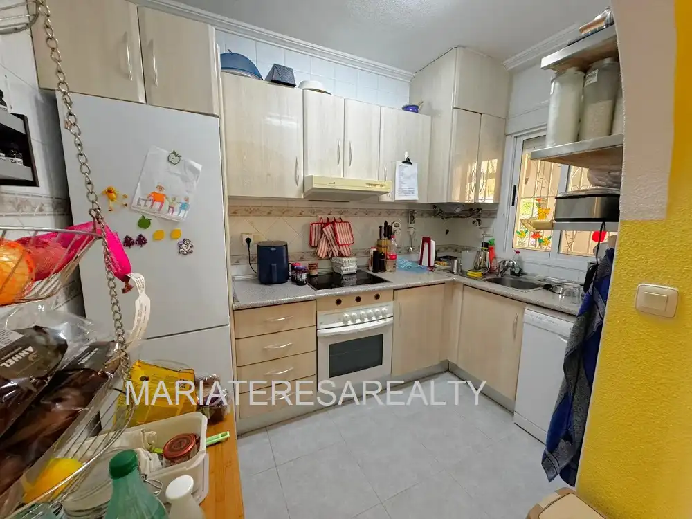 Cocina de Planta baja en venta en Los Alcázares con Aire acondicionado, Jardín privado y Terraza
