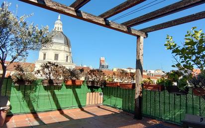 Terrace of Duplex to rent in  Madrid Capital  with Air Conditioner, Heating and Terrace