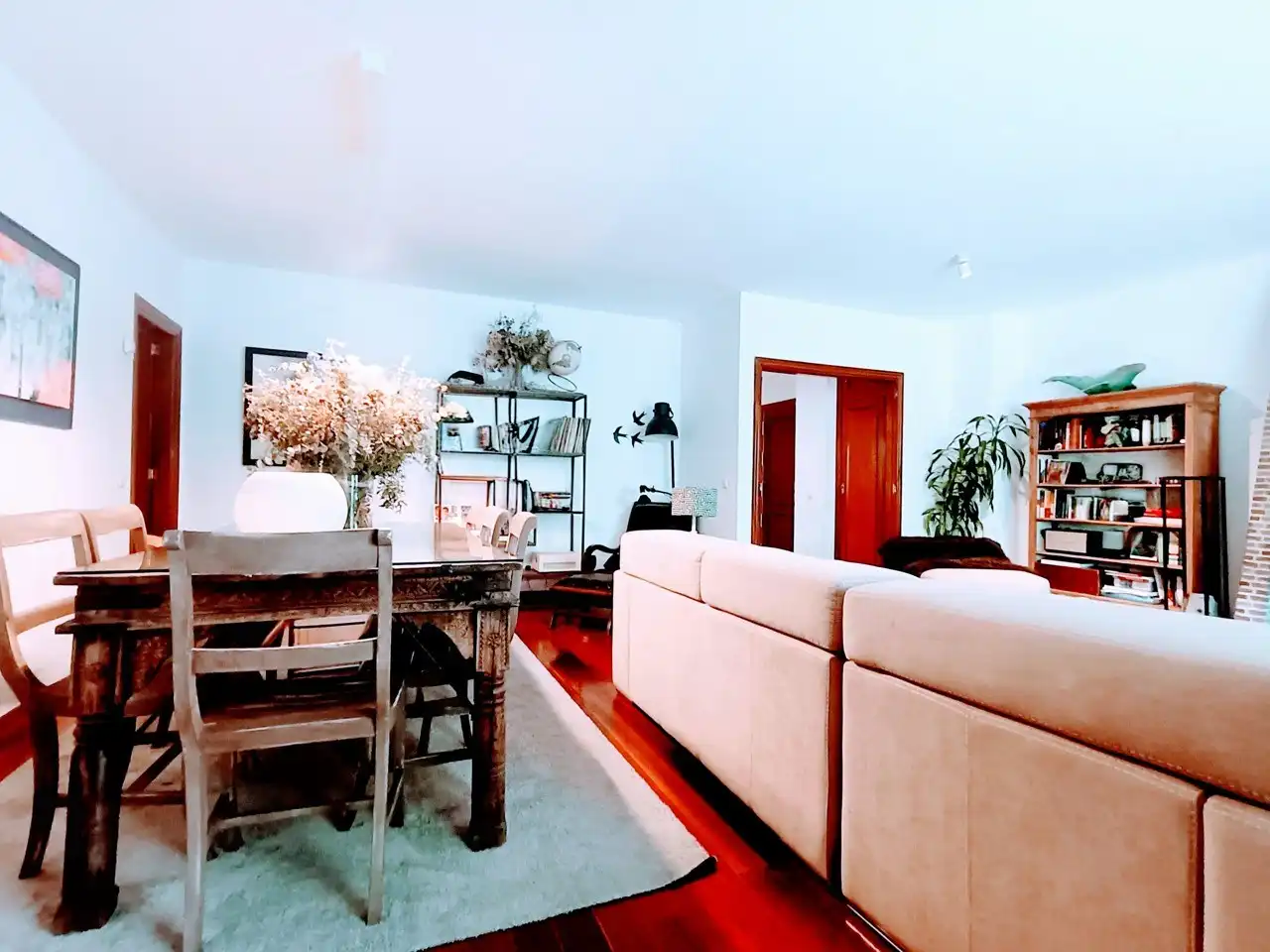 Sala de estar de Piso de alquiler en Madrid con Aire acondicionado, Calefacción y Parquet