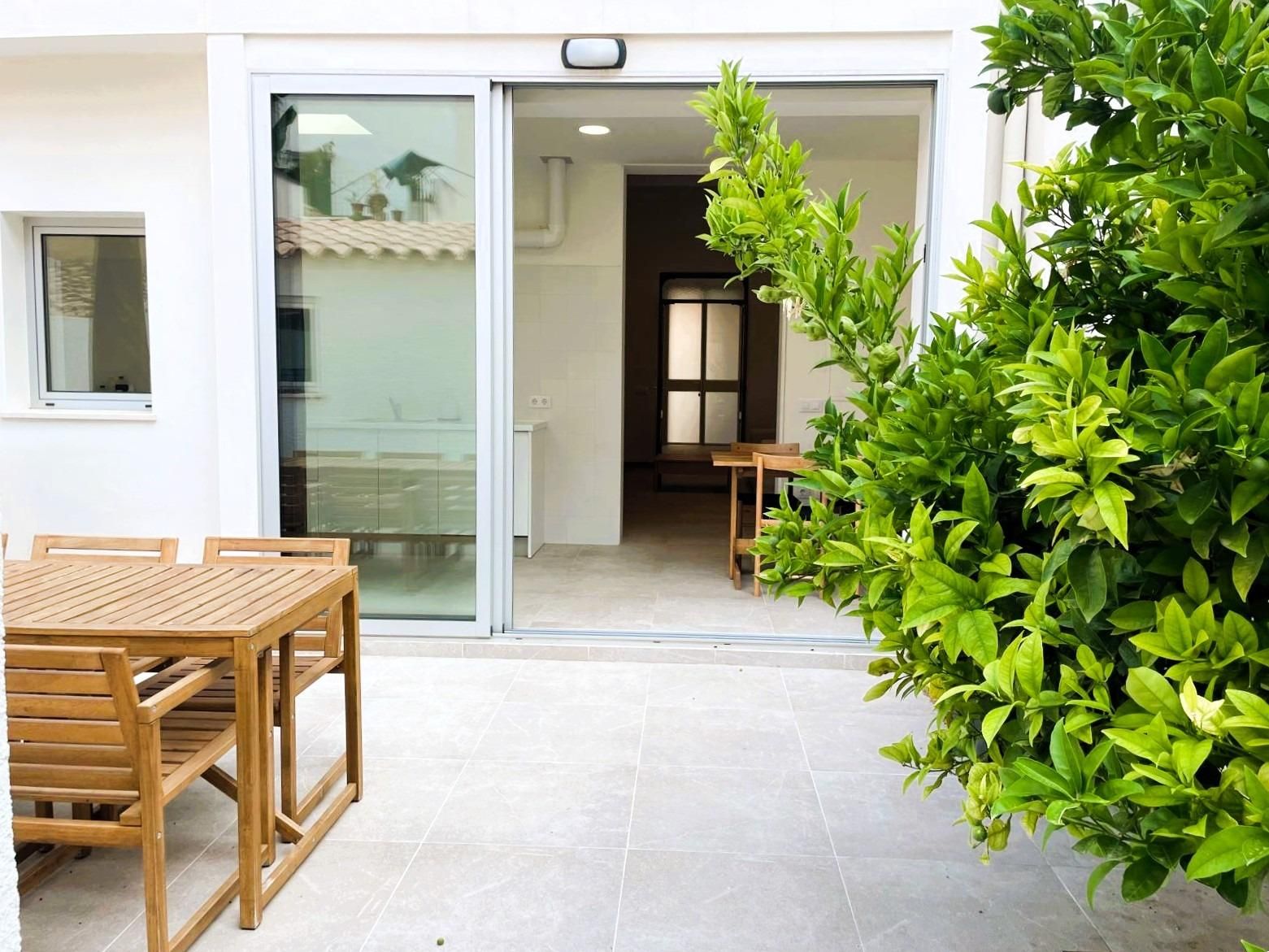 Terrassa de Casa adosada de lloguer en  Palma de Mallorca amb Aire condicionat, Calefacció i Jardí privat