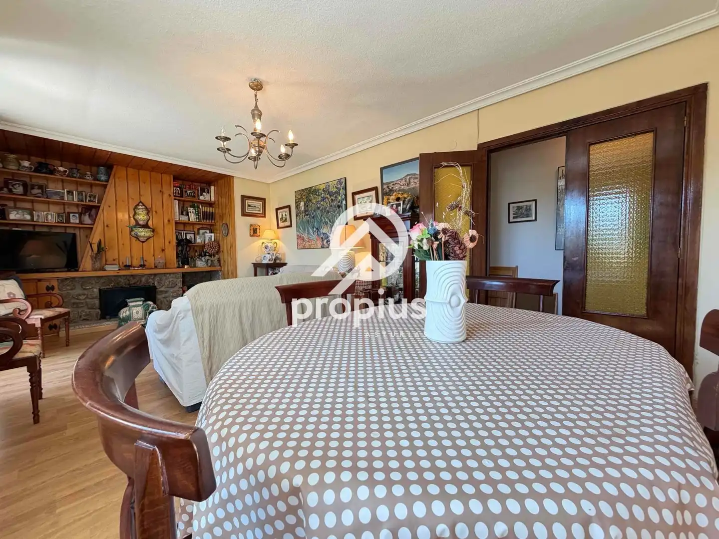 Comedor de Piso en venta en Hoyo de Manzanares con Calefacción, Parquet y Terraza