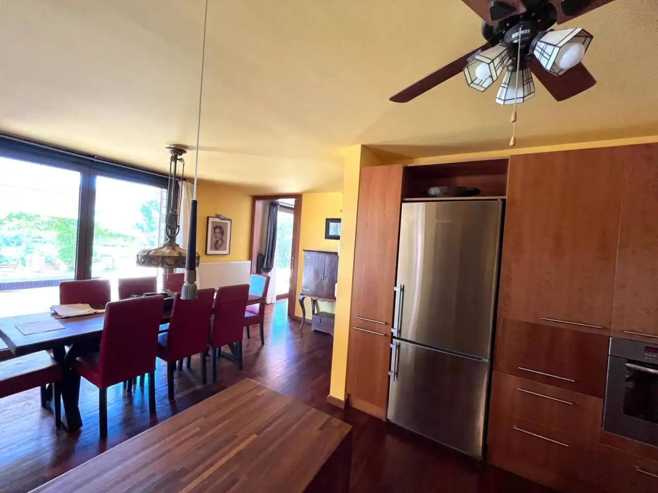 Esszimmer von Haus oder Chalet zum Verkauf in Bescanó mit Klimaanlage, Heizung und Privatgarten