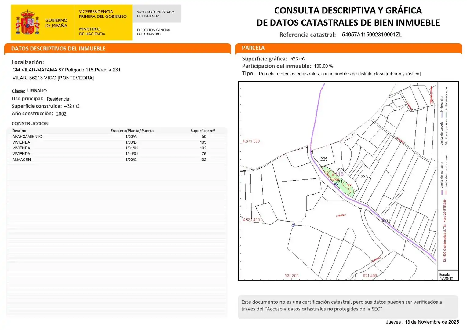 Vista exterior de Casa o chalet en venta en Vigo  con Jardín privado