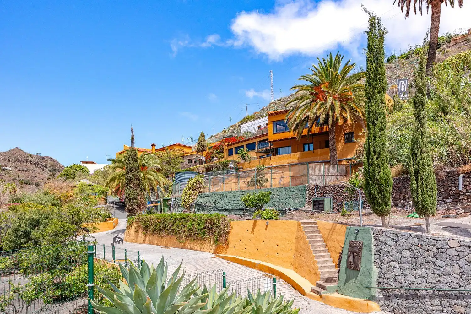 Vista exterior de Casa o chalet en venta en Telde con Jardín privado, Terraza y Piscina