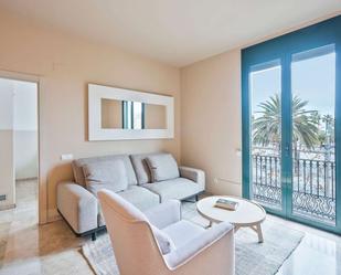 Sala d'estar de Apartament per a compartir en  Barcelona Capital amb Aire condicionat i Terrassa
