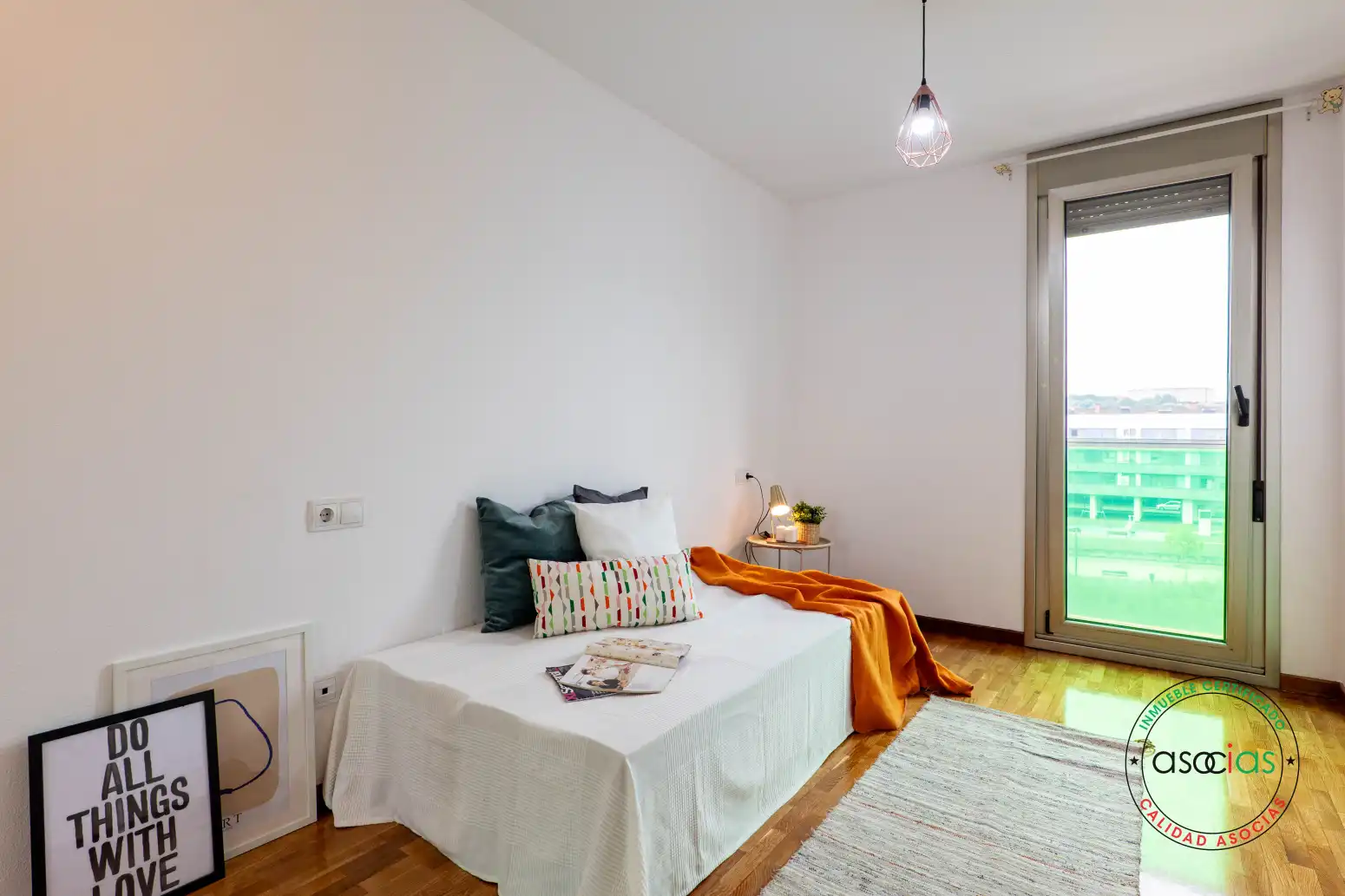 Bedroom of Flat for sale in Gijón   with Heating, Parquet flooring and Storage room