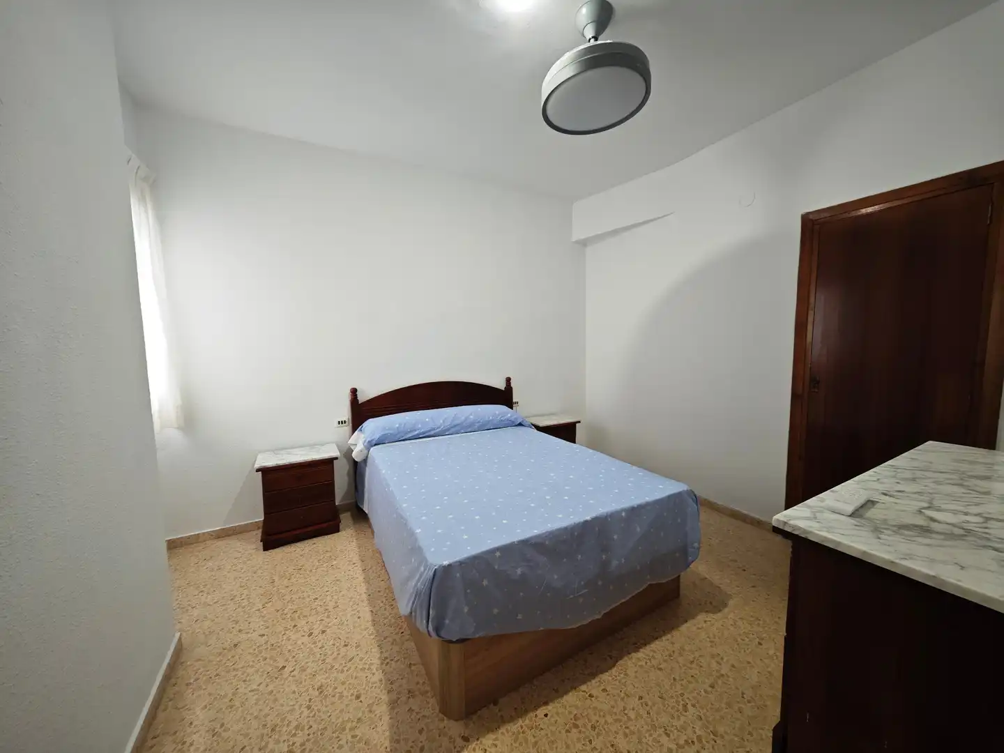 Schlafzimmer von Wohnung zur Miete in Sueca mit Heizung, Möbliert und Waschmaschine