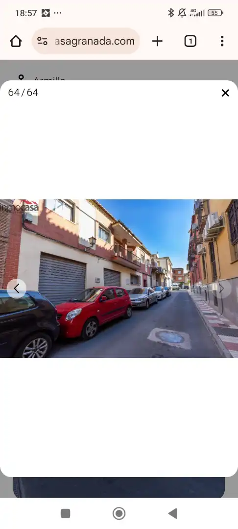 Vista exterior de Casa adosada en venda en Armilla amb Terrassa