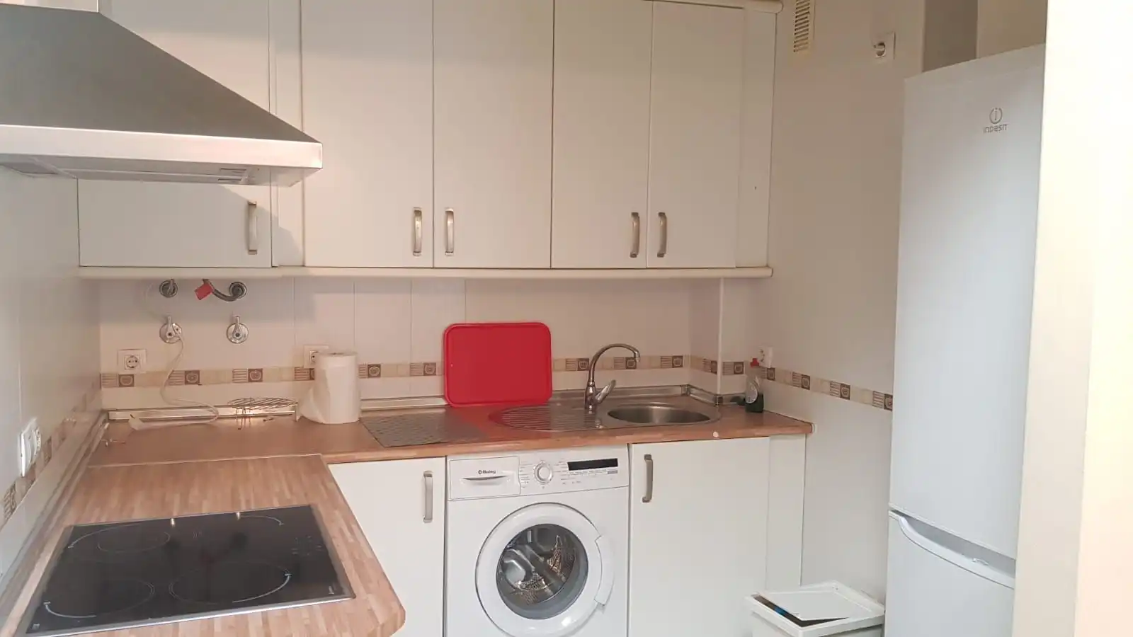 Kitchen of Apartments for rent in Málaga  with Air Conditioner, Furnished and Washing machine