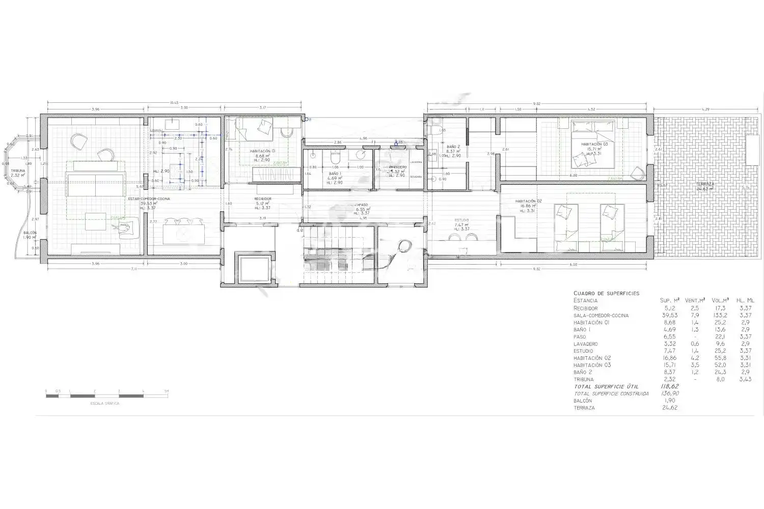 Appartement avec terrasse à vendre à Eixample, imagen 48