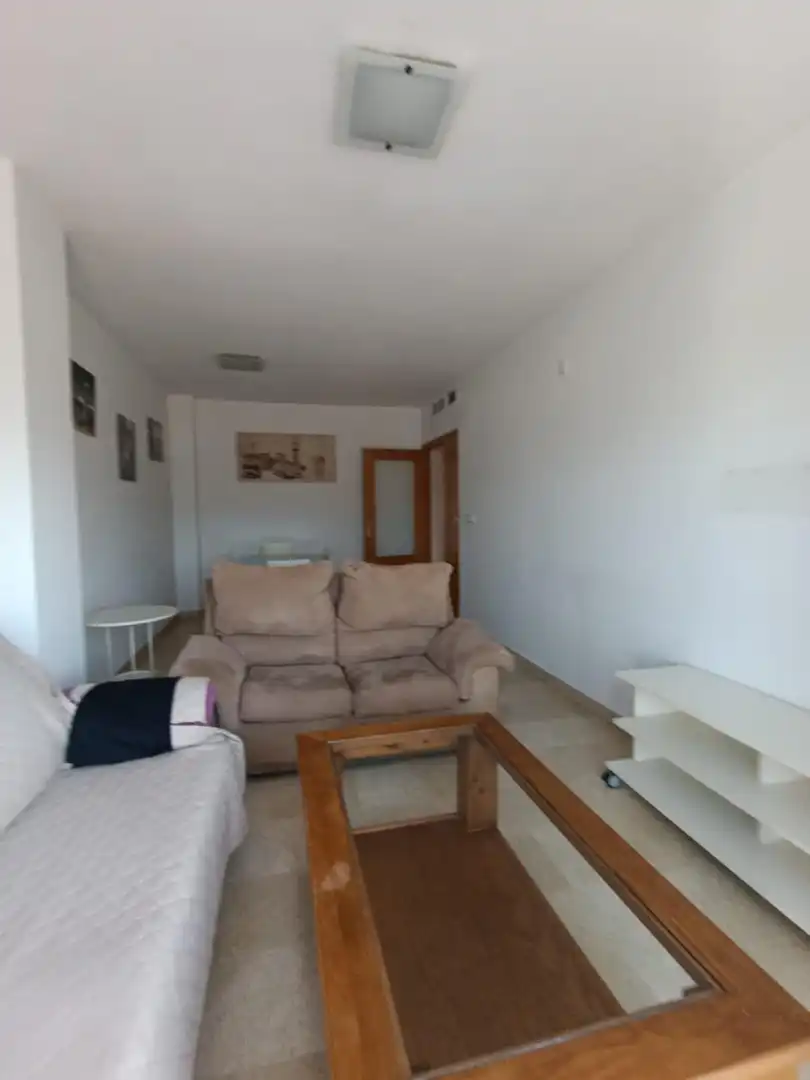 Wohnzimmer von Wohnung zur Miete in Murcia mit Klimaanlage, Heizung und Privatgarten