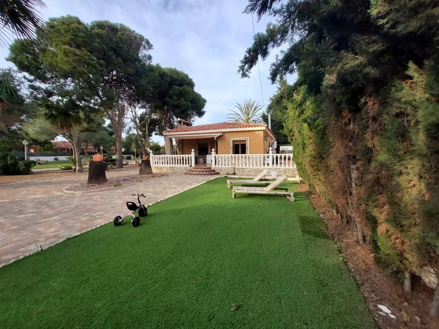 Garden of Houses for sale in San Vicente del Raspeig / Sant Vicent del Raspeig  with Air Conditioner, Heating and Private garden