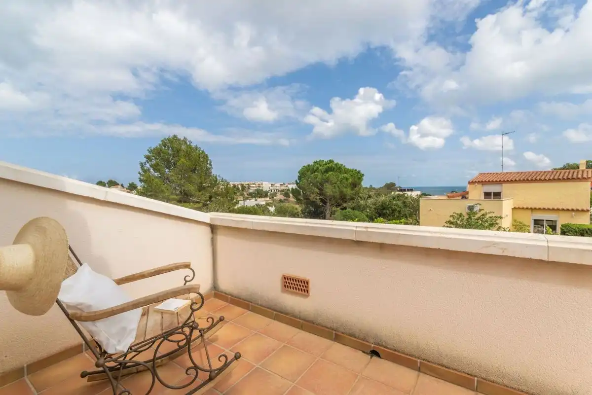 Terraza de Casa o chalet en venta en L'Ampolla con Aire acondicionado, Jardín privado y Terraza