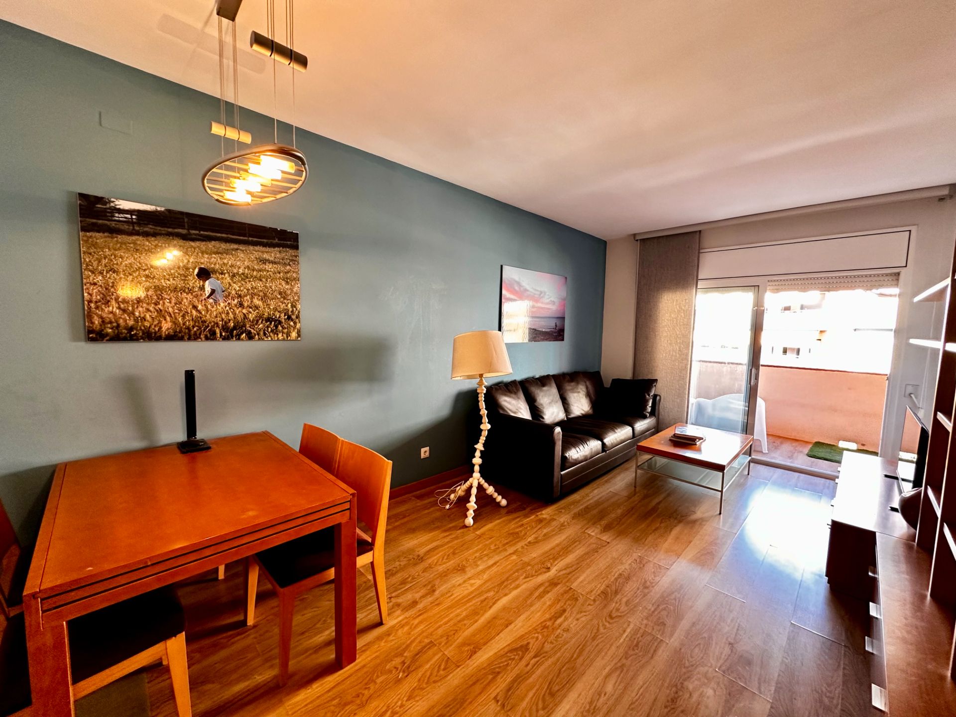 Living room of Flat for sale in  Barcelona Capital  with Air Conditioner, Heating and Parquet flooring