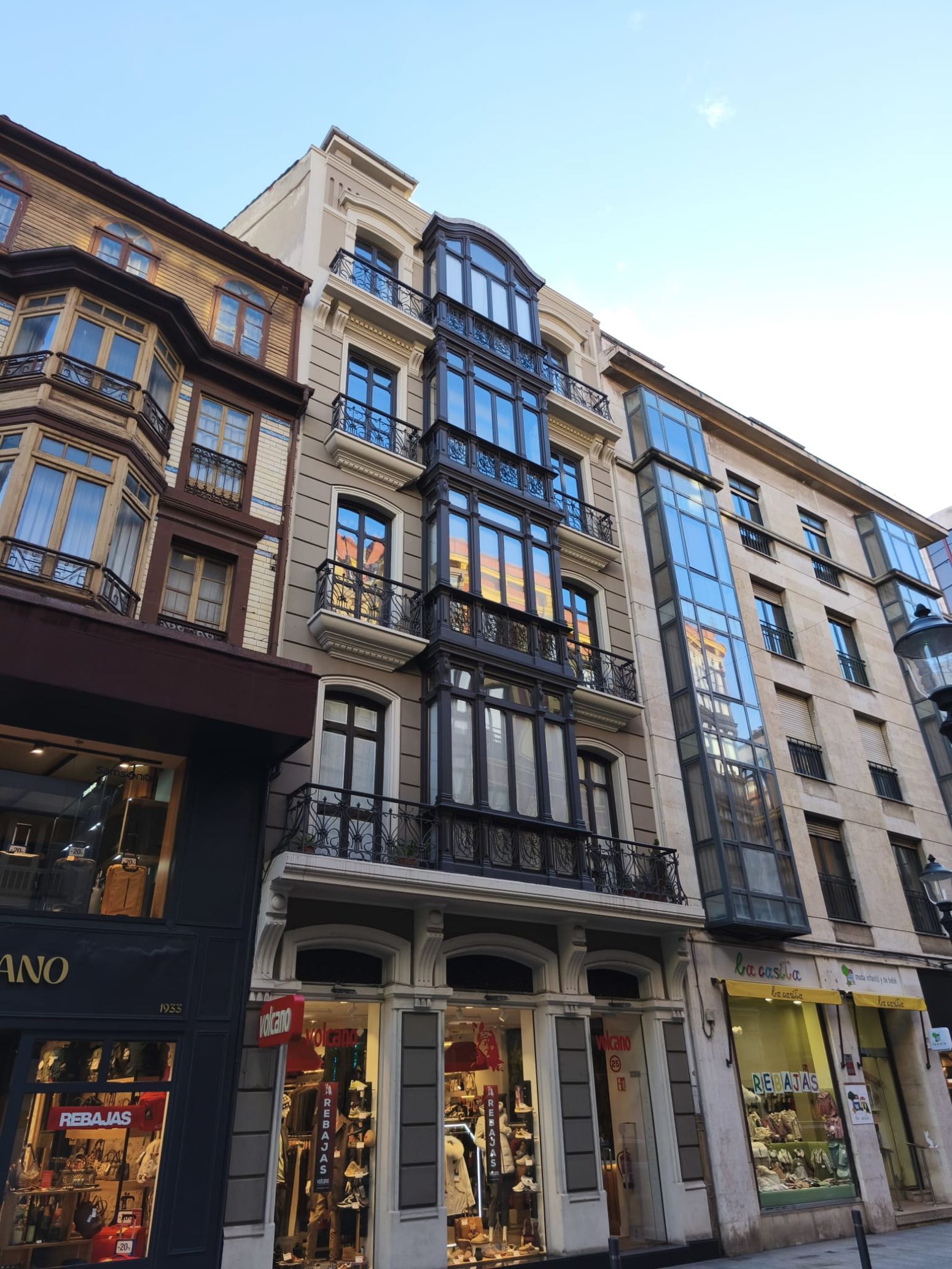 Exterior view of Flat to rent in Gijón   with Heating, Parquet flooring and Furnished