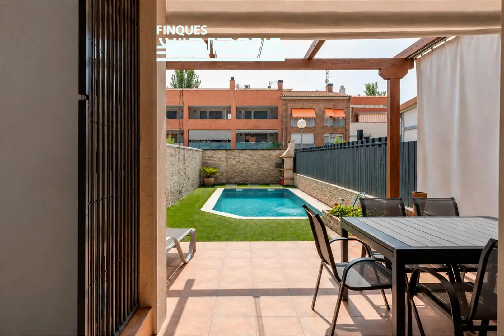 Terraza de Casa o chalet en venta en Vilanova del Camí con Aire acondicionado, Calefacción y Jardín privado