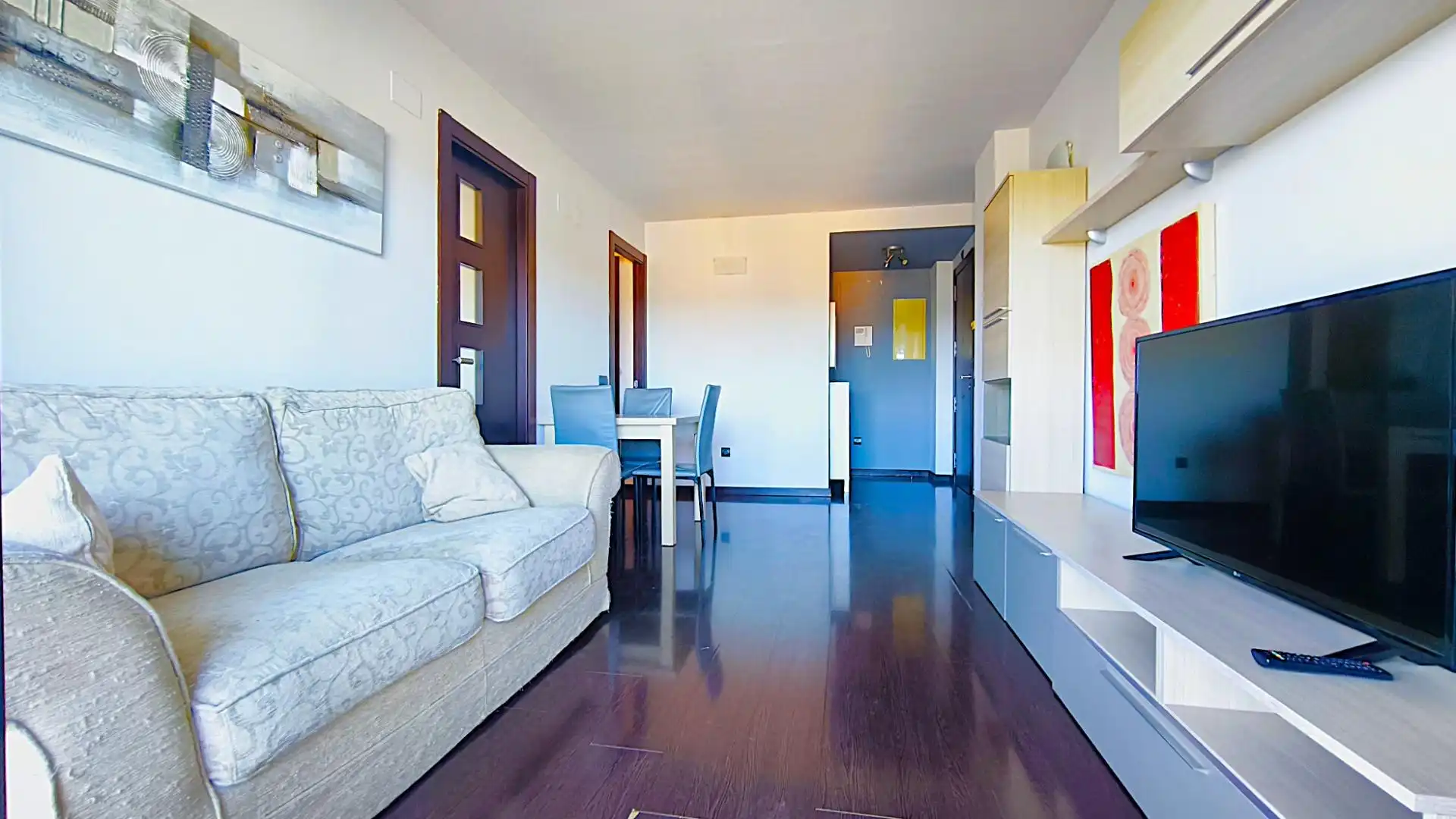 Sala de estar de Piso en venta en Manresa con Terraza, Amueblado y Balcón
