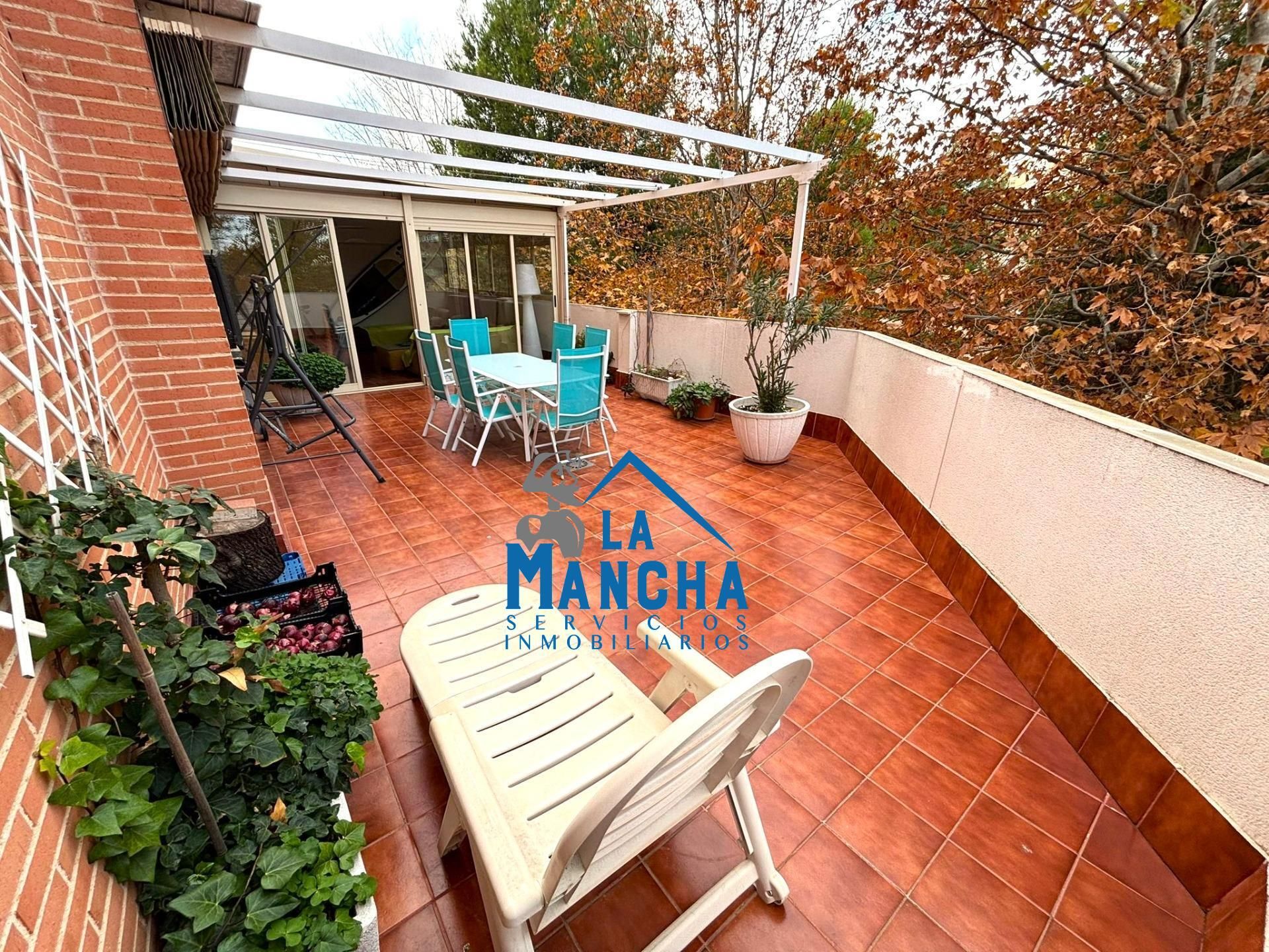 Terrace of Flat for sale in  Albacete Capital  with Heating, Private garden and Terrace