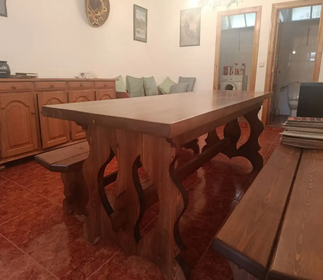 Dining room of Houses for sale in Pravia  with Heating, Furnished and Oven