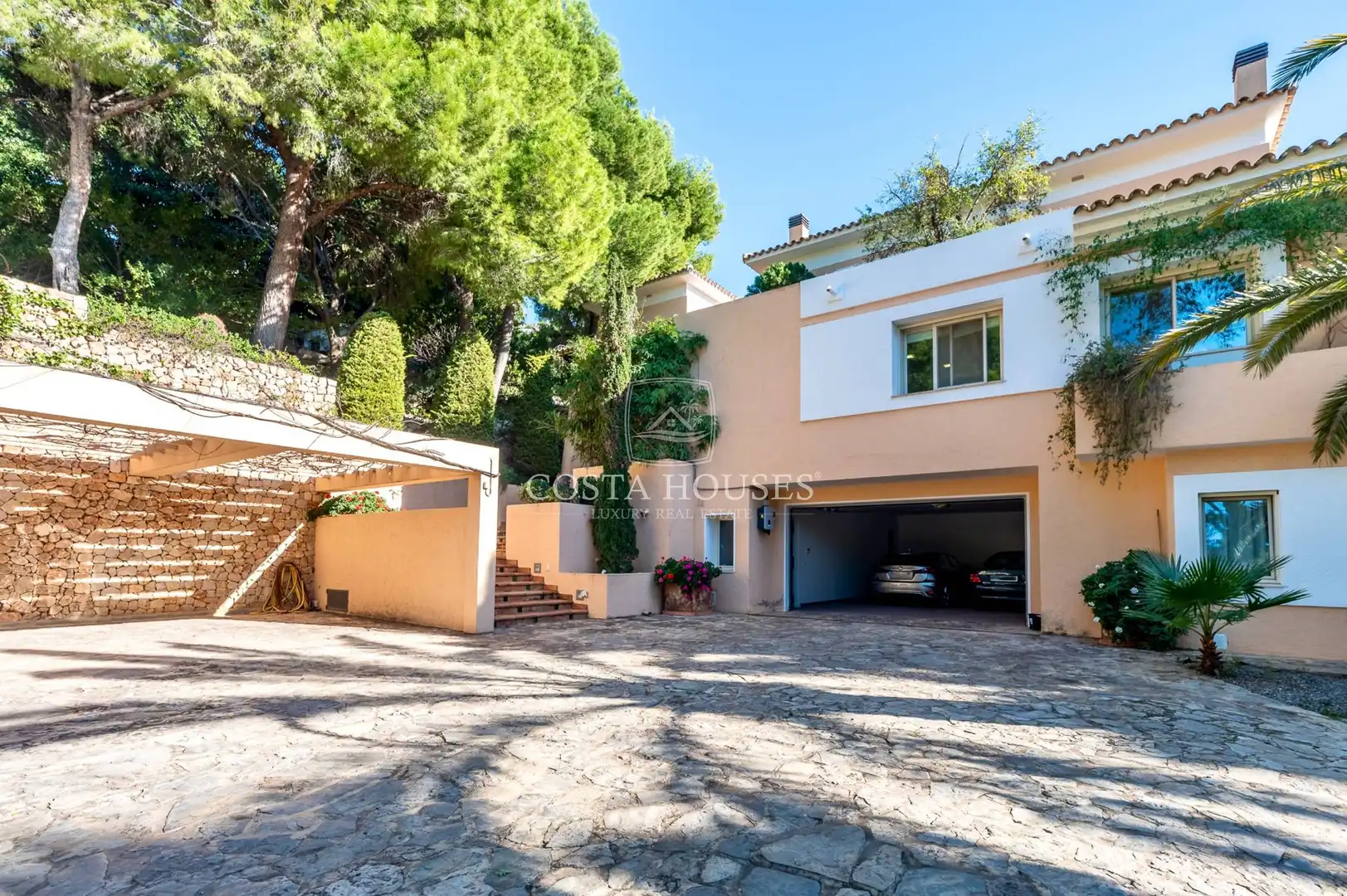 Vista exterior de Casa o chalet en venta en Altea con Aire acondicionado, Jardín privado y Terraza