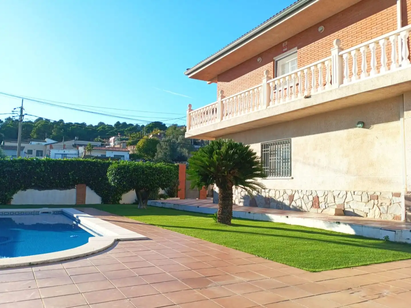 Vista exterior de Casa o chalet en venta en Piera con Terraza y Piscina