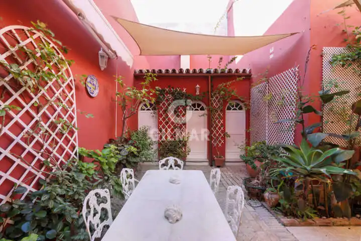 Terraza de Casa adosada en venta en El Puerto de Santa María con Calefacción y Jardín privado