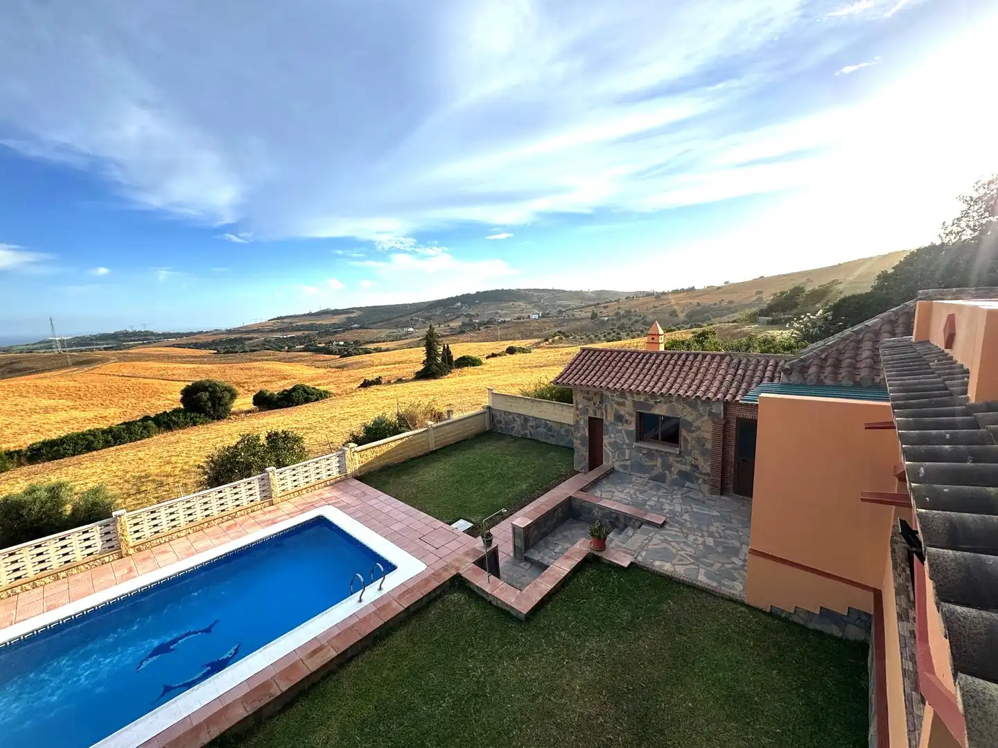 Garden of Houses for rent in Casares  with Air Conditioner, Private garden and Terrace