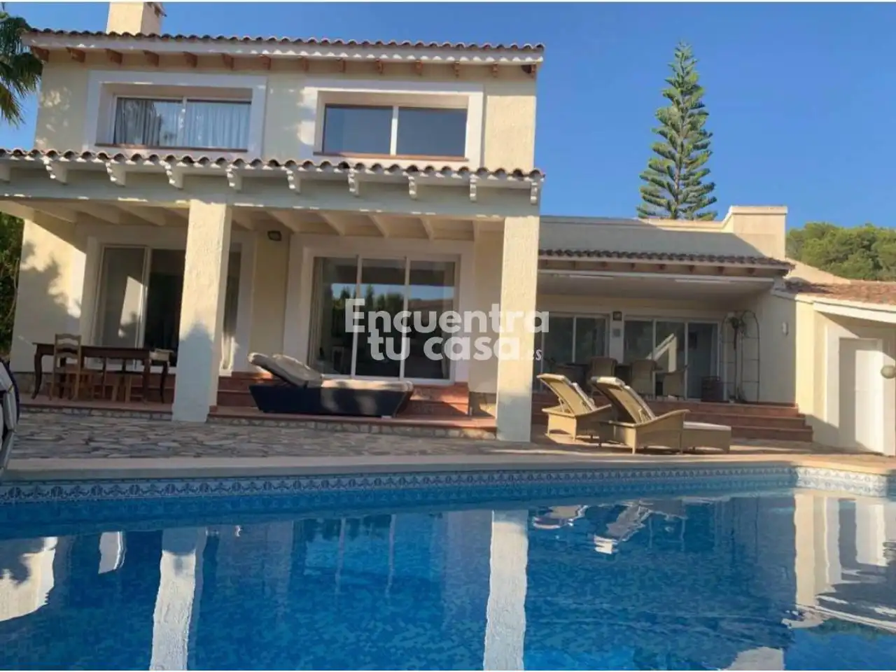 Vista exterior de Casa adosada de alquiler en Altea con Aire acondicionado, Calefacción y Jardín privado