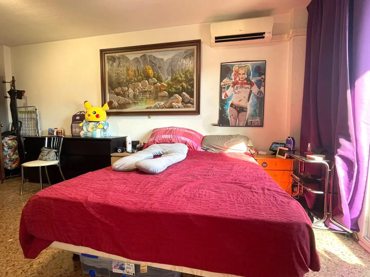 Bedroom of Flat for sale in Valencia  with Furnished and Balcony