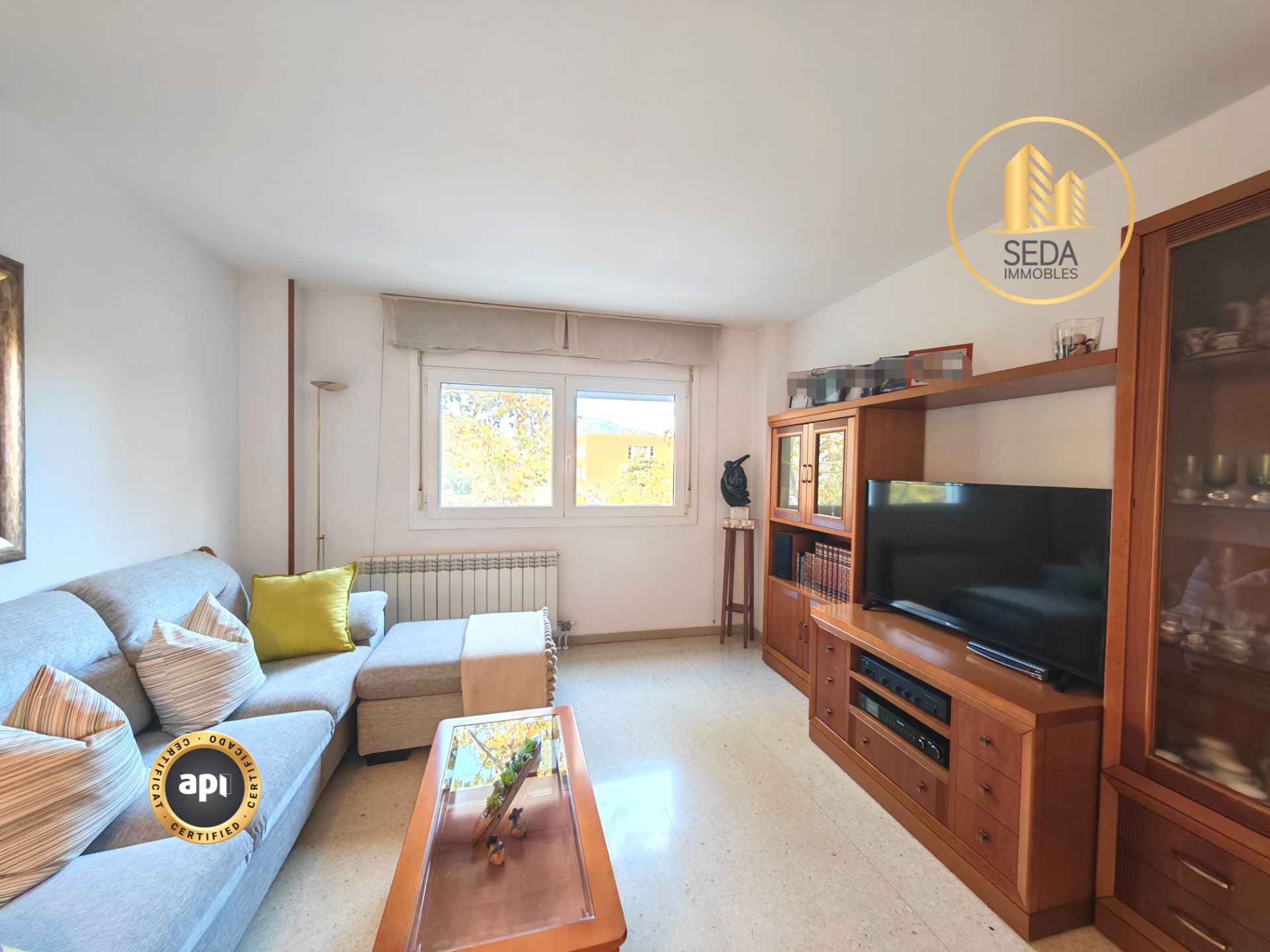 Sala d'estar de Pis en venda en Terrassa amb Calefacció