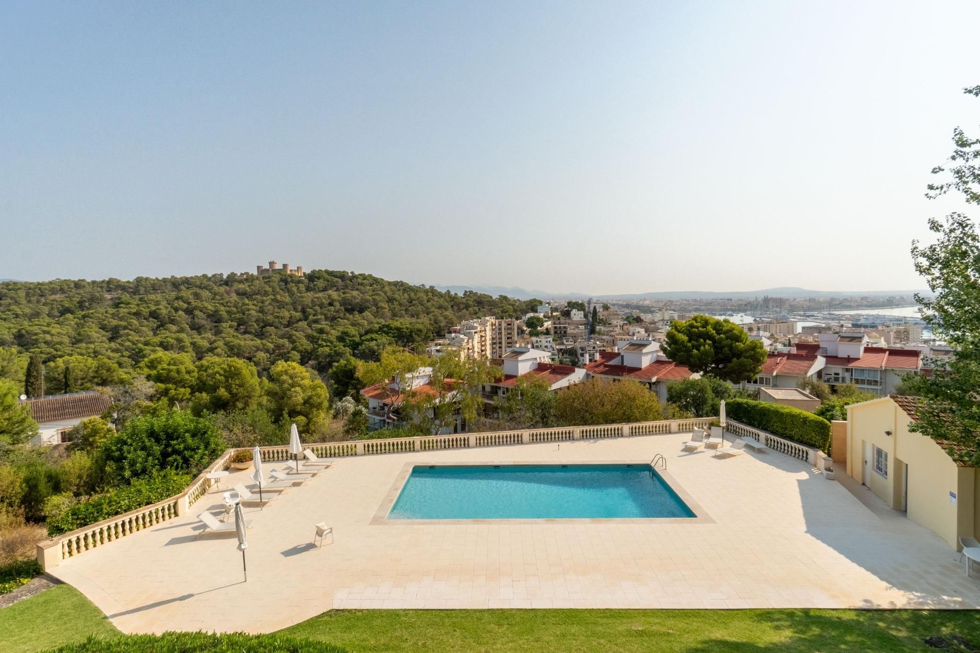 Swimming pool of Flat for sale in  Palma de Mallorca  with Heating, Private garden and Terrace