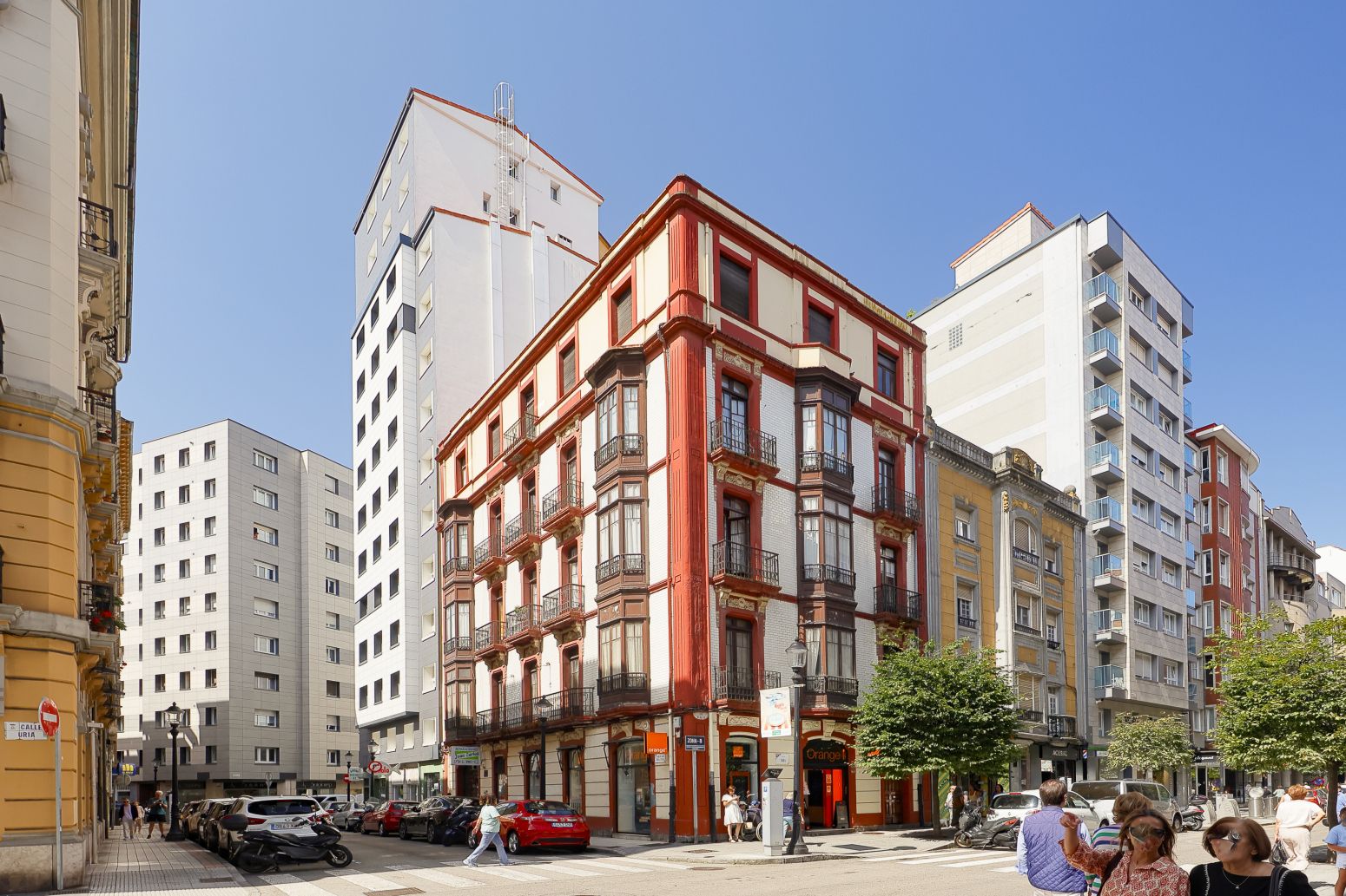 Vista exterior de Piso en venta en Gijón  con Calefacción y Parquet