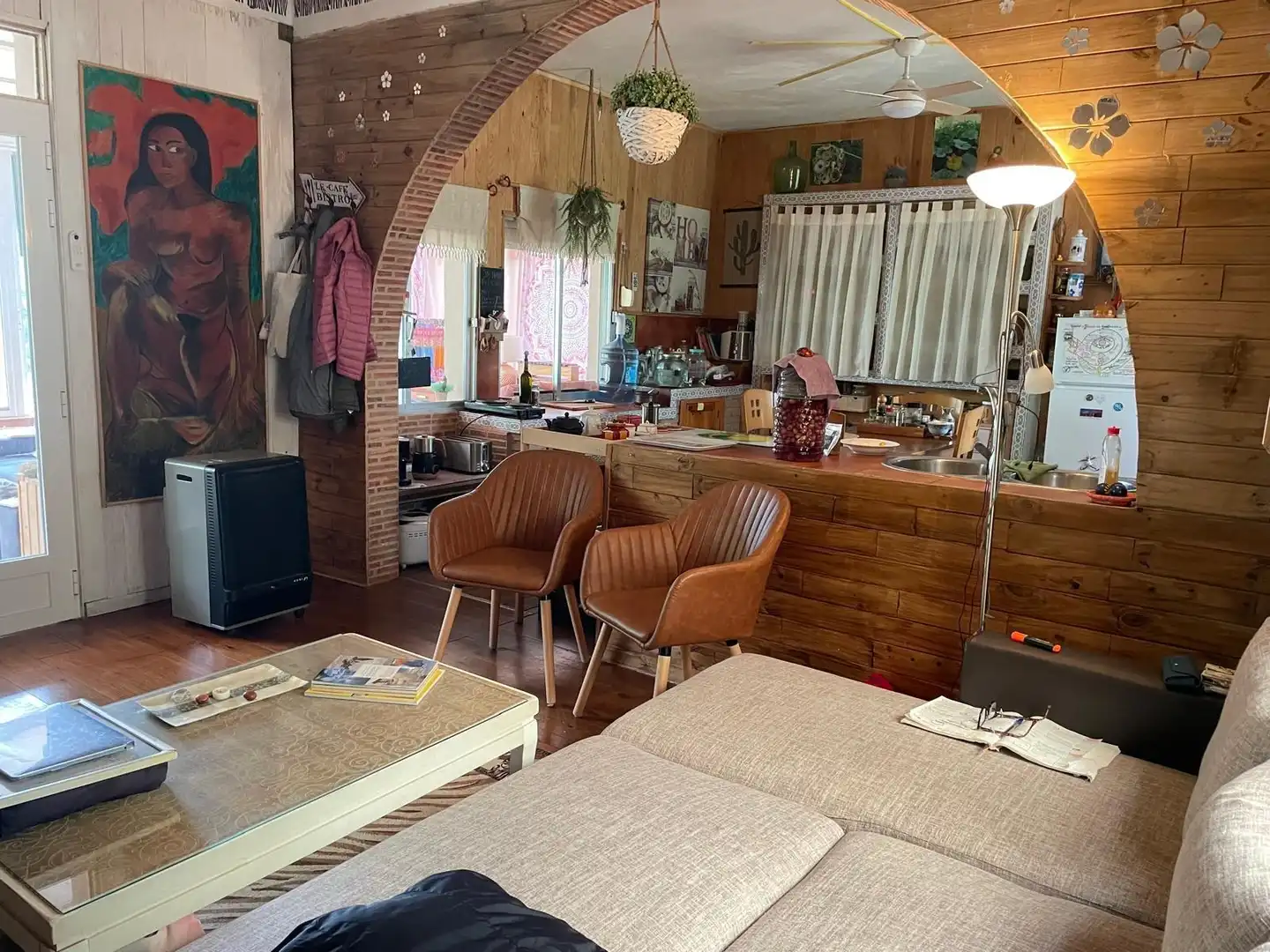 Sala d'estar de Finca rústica en venda en Carrión de Calatrava amb Calefacció, Terrassa i Traster