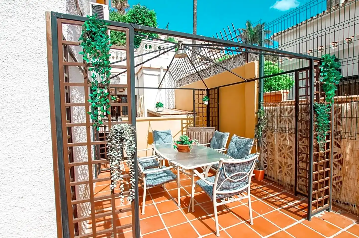 Terraza de Casa o chalet en venta en Benalmádena con Aire acondicionado, Jardín privado y Terraza