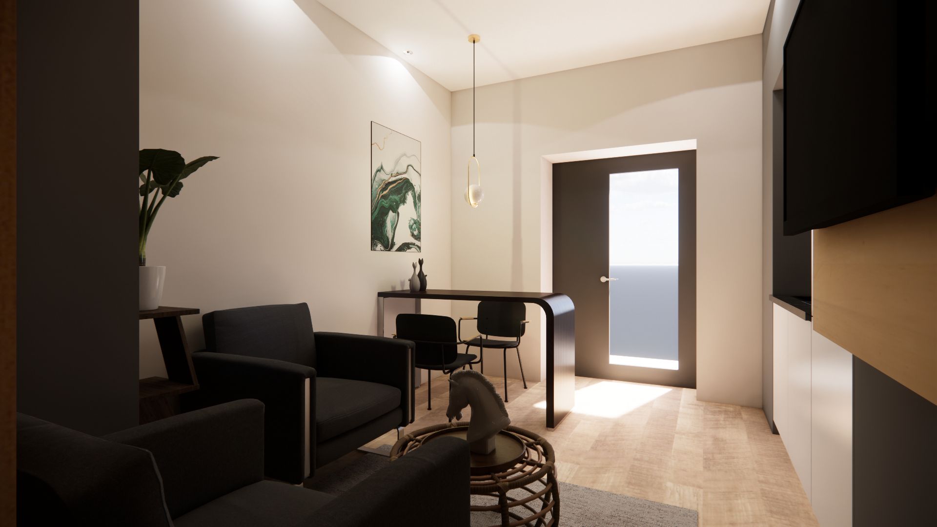 Living room of Apartment for sale in Alcantarilla  with Air Conditioner, Private garden and Terrace