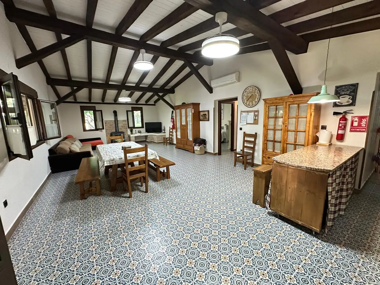 Comedor de Casa o chalet en venta en Montearagón con Aire acondicionado, Calefacción y Jardín privado